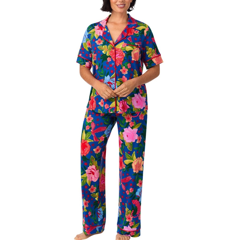 Room Service Women’s Notch Collar Pajama Set Size XS